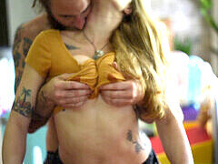 Любители, Большие сиськи, Блондинки, Минет, Лактация