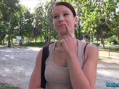 Schönheit, Blasen, Betrug, Schwanz, Hundestellung, Handjob, Im freien, Pov