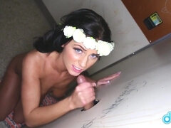 Schönheit, Blasen, Hundestellung, Aufs gesicht abspritzen, Schwanzloch, Masturbation, Muschi, Titten