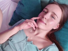 Teen Brunette Aqua Ri Gets Her First Cum