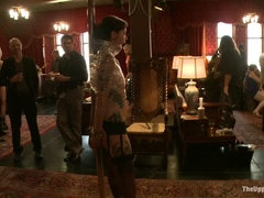 Anaal, Bondage discipline sadomasochisme, Gebondenheid, Vernedering, Ruw, Slaaf, Spuiten, Worstelen