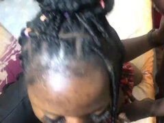 黒人, イマラチオ, チン, バック, 黒人, ハードコア, 自家製, 三人