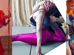 Compilatie, Europees, Naakt, Tieten likken