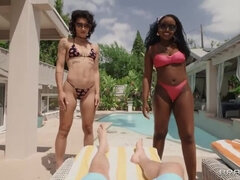 Gros cul, Gros seins, Brunette brune, Faciale, Hd, Interracial, Orgie, De plein air