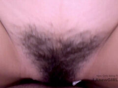 Cute darkhaired babe slips penis deep her throat at audition