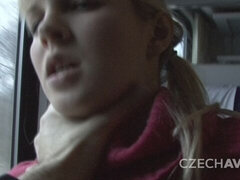 Adorable, Amateur, Gros seins, Blonde, Sucer une bite, Masturbation, Seins naturels, Pov