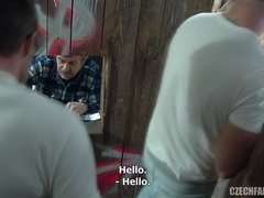 Schönheit, Blondine, Braunhaarige, Tschechisch, Hardcore, Milf, Tätowierung