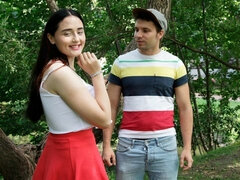 Grote kont, Pijpbeurt, Bruinharig, Hondjeshouding, Handbeurt, Penis, Kousen, Tiener