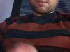 Enthousiasteling, Sperma shot, Frans, Homo, Handbeurt, Masturbatie, Alleen, Webcamera