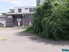 Amateur, Culo, Mamada, Morena, Estilo perrito, Al aire libre, Pov, Público