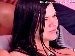 cuckold humps TATTOOED REDHEAD beside his wife