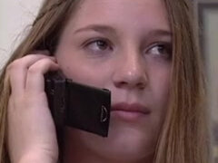 18, ブロンド, フェラチオ, イく瞬間, 顔射, なめる, オナニー, 自然山雀