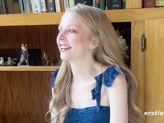 Amateur, Americano, Rubia, Alemán, Coño, Afeitado, Nalgadas, Tetas