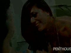 デカチン, フェラチオ, 茶髪の, バック, Hd, ラティーナ, 自然山雀, オマンコ