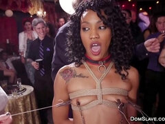 アナル, ボンデージ, 黒人, フェティッシュ, ハードコア, 苦痛, パーティ, 奴隷