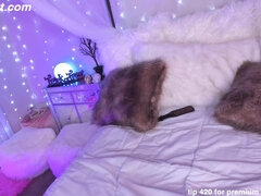 Charming teen horny webcam video