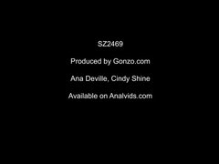 Anna De Ville & Cindy Shine Group Sex Assfucked
