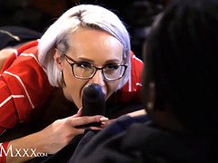 Big tits MILF Angel Wicky cheating with hot ebony stud BBC anal sloppy blowjob and facial