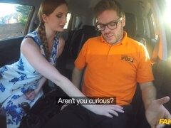 Blasen, Auto, Schmutzig, Hundestellung, Handjob, Pov, Muschi, Rotschopf