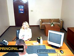 18 años, Tetas grandes, Rubia, Polla, Sexo duro, Hd, Oficina, Madrastra