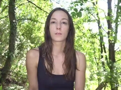 18 años, Anal, Alemán, Sexo duro, Dinero, Al aire libre, Adolescente, Virgen