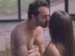 18, お尻, 美女, 気狂い, エロティック, ハードコア, プール, オッパイの