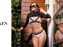 デカチン, フェラチオ, 茶髪の, バック, 天然, 自然山雀, ティーン, オッパイの