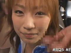 Proficient babe misaki ueno luvs a meaty meat rocket