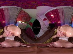 Hot POV Big-Tit Brunette Sparks Sensual Lingerie Heat