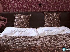 お尻, ぽっちゃり, 茶髪の, ゴム, オナニー, 天然, 自然山雀, 一人