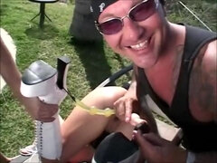 Любители, Анальный секс, Жопа, Блондинки, Член, Двойное проникновение, Секс без цензуры, На природе