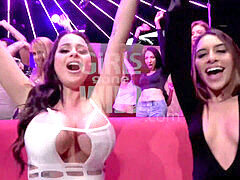Naughty girls gone wild - Brooke Wylde masturbates solo, flaunting her massive breasts