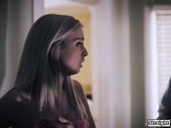 ブロンド, 兄弟, イマラチオ, オナニー, ラフ, 剃毛, ティーン, オッパイの