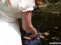 美女, デカパイ, フェティッシュ, 指いじり, オナニー, 自然山雀, オマンコ, オッパイの