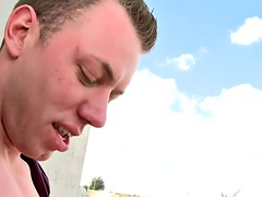 Amateur, Negro, Ébano, Gay, Músculo, Al aire libre, Realidad
