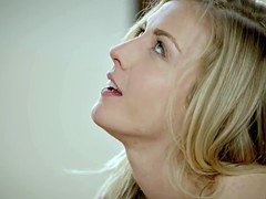 In den arsch, Blondine, Spermaladung, Aufs gesicht abspritzen, Klaffend, Lingerie, Weibliche ejakulation, Flotter dreier