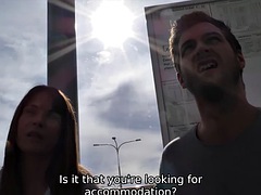 Couple, Cocu, Tchèque, Argent, Pov, Réalité, Rasée, Adolescente