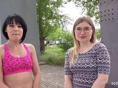 GERMAN SCOUT - TWO CANDID GIRLS FROM BERLIN I FIRST FFM TRIO AT REAL PICKUP SEX - Tiny emily