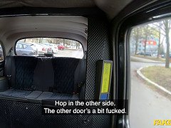 Blonde MILF Victoria Pure Fucked in Back of a Taxi