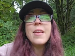 Nerdy Faery Desperate Pee Walk With Hairy Pussy Wet Panties Outdoor
