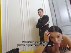 Sucer une bite, Brunette brune, Plantureuse, Tromperie, Cocu, Hard, Pov, Jarretelles