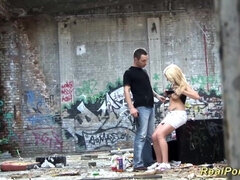 Amateur, Big cock, Blowjob, Cumshot, German, Outdoor, Reality, Voyeur