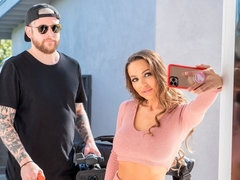 デカ尻, 黒人, ブロンド, フェラチオ, チン, バック, 手コキする, 異人種間