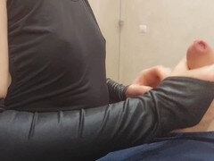 女, デカチンの, 怪物, 小柄, オマンコ, ガリガリ, ストッキング, 禁句