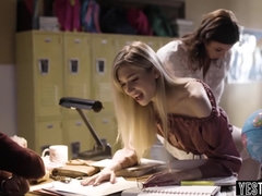 お尻, なめる, 自然山雀, ポルノスター, オマンコ, 赤毛, ティーン, オッパイの