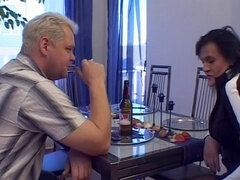 In den arsch, Grosser schwanz, Braunhaarige, Europäisch, Deutsch, Milf, Strumpfhose, Ehefrau