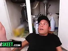 Blonde, Éjaculation interne, En levrette, Hd, Cuisine, Chatte, Rasée, Adolescente