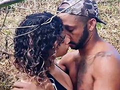 Gorda, Negro, Ébano, Pies, Sexo duro, Besar, Coño, Esposa