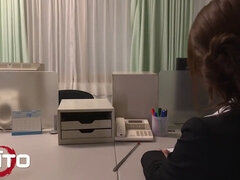 中出し, Hd, なめる, 淫乱熟女, 怪物, オフィス, オマンコ, 教師