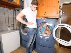 Blondine, Blasen, Geschnappt, Handjob, Masturbation, Dürr, Jungendliche (18+), Titten